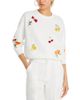 Aqua Aqua Fruit Embroidered Sweatshirt - 1