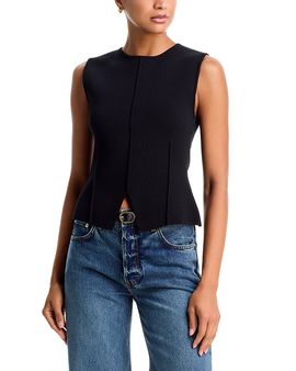 Aqua Aqua Fully Fashion Seamed Tank