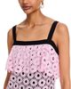 Aqua Aqua Geo Lace Mini Dress - 3