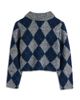 Aqua Aqua Girls' Collared Plaid Sweater, Big Kid - 2