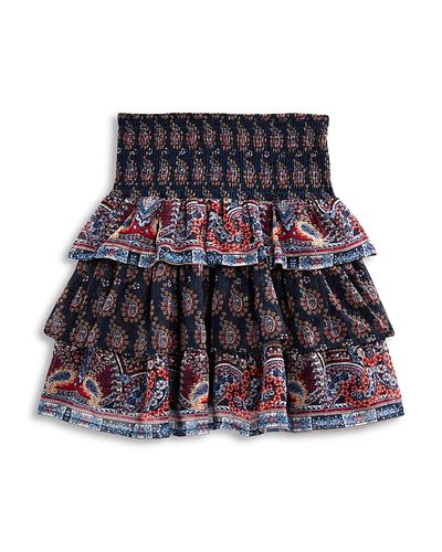 Aqua Aqua Girls' Ruffled Mini Skirt, Big Kid