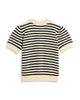 Aqua Aqua Girls' Striped Short Sleeved Sweater, Big Kid - 2