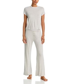 Aqua Aqua Great Escape Tee & Pants Pajama Set