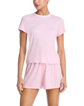 Aqua Aqua Great Escape Tee & Shorts Pajama Set