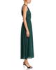 Aqua Aqua Halter Neck Shirred Maxi Dress - 5