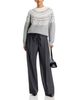 Aqua Aqua Hasana Fair Isle Crewneck Sweater - 2