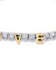 Aqua Aqua I Love You Cubic Zirconia Stretch Bracelet - 3