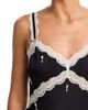 Aqua Aqua Lace Trim Crystal Embellished Slip Dress - 3