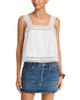 Aqua Aqua Lace Trim Square Neck Top - 1