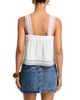 Aqua Aqua Lace Trim Square Neck Top - 3