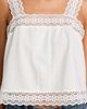 Aqua Aqua Lace Trim Square Neck Top - 4