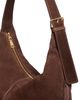 Aqua Aqua Large Fringed Suede Hobo Bag - 5