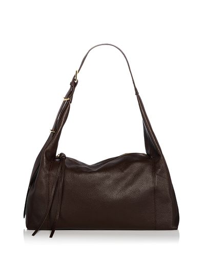 Aqua Aqua Large Leather Shoulder Bag