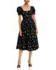 Aqua Aqua Lemon Tie Midi Dress - 1