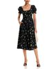 Aqua Aqua Lemon Tie Midi Dress - 2