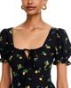 Aqua Aqua Lemon Tie Midi Dress - 3