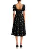 Aqua Aqua Lemon Tie Midi Dress - 4