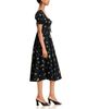 Aqua Aqua Lemon Tie Midi Dress - 5