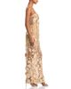 Aqua Aqua Long 3D Floral Gown - 5