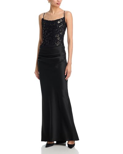 Aqua Aqua Long Corset Dress