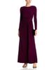 Aqua Aqua Long Sleeve Ruched Maxi Dress - 2