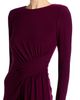 Aqua Aqua Long Sleeve Ruched Maxi Dress - 3