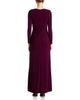 Aqua Aqua Long Sleeve Ruched Maxi Dress - 4