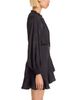 Aqua Aqua Long Sleeve Wrap Dress in Bird Jacquard - 5