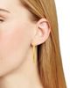 Aqua Aqua Medium Tubular C Hoop Earrings - 2