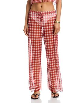 Aqua Aqua Mesh Cover Up Pants