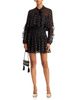 Aqua Aqua Metallic Dot Cape Mini Dress - 2