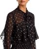 Aqua Aqua Metallic Dot Cape Mini Dress - 3