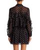 Aqua Aqua Metallic Dot Cape Mini Dress - 4