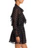 Aqua Aqua Metallic Dot Cape Mini Dress - 5