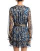 Aqua Aqua Metallic Ruffle Trim Boho Dress - 4