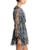 Aqua Aqua Metallic Ruffle Trim Boho Dress - 5