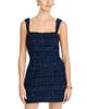 Aqua Aqua Metallic Tweed Mini Dress - 1