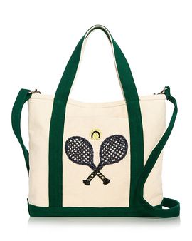 Aqua Aqua Mini Canvas Tote