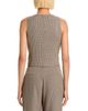 Aqua Aqua Mini Check Button Front Vest - 3