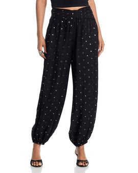 Aqua Aqua Mirror Balloon Pants