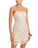 Aqua Aqua Mirror Crochet Mini Dress - 1