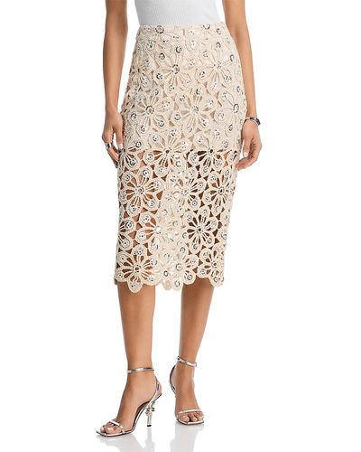 Aqua Aqua Mirror Crochet Skirt