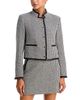 Aqua Aqua Mixed Houndstooth Button Front Jacket - 2