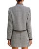 Aqua Aqua Mixed Houndstooth Button Front Jacket - 3