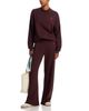 Aqua Aqua Nola Red Cherry Mock Neck Cotton Sweatshirt - 2