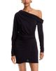 Aqua Aqua Off The Shoulder Jersey Mini Dress - 1