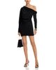 Aqua Aqua Off The Shoulder Jersey Mini Dress - 2