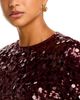 Aqua Aqua Paillette Sequin Cropped Tee - 3