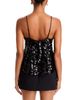 Aqua Aqua Paillette V Neck Sleeveless Top - 3
