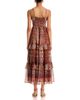 Aqua Aqua Paisley Border Midi Dress - 4
